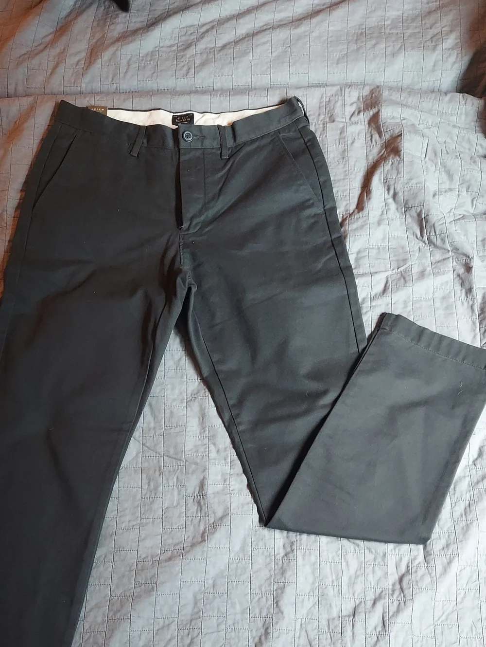 J. Crew Faded Black Chino Pants